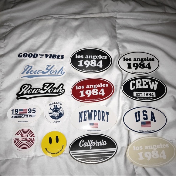brandy melville accessories brandy melville stickers poshmark